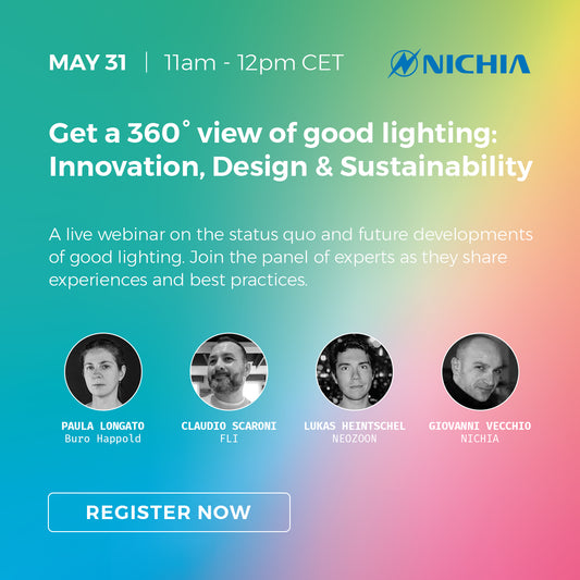 Get a 360° view of good lighting: Innovation, Design & Sustainability
